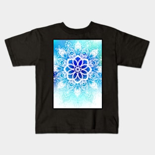 Design with White Mandala Kids T-Shirt